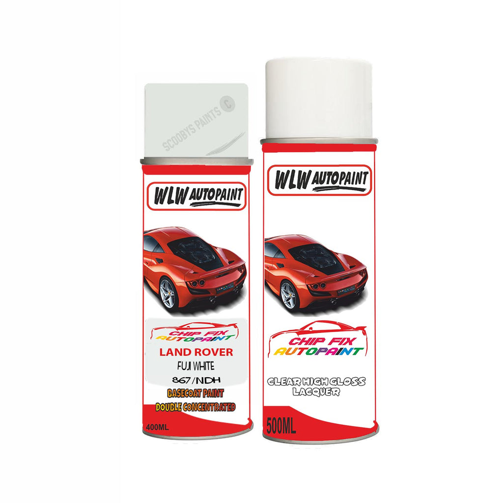 Paint Suitable For Land Rover Fuji White Paint Code 867/Ndh Aerosol Sp ...