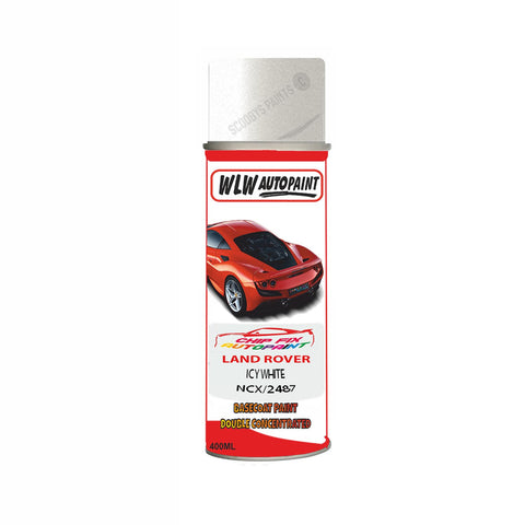 Land Rover Icy White Paint Code Ncx/2487 Aerosol Spray Paint Scratch Repair