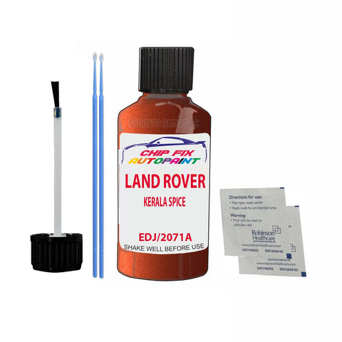 Land Rover Kerala Spice Paint Code Edj/2071A Touch Up Paint Scratch Repair