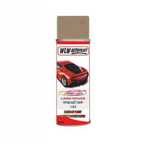 Land Rover Libyan Matt Sand Paint Code 133 Aerosol Spray Paint Scratch Repair