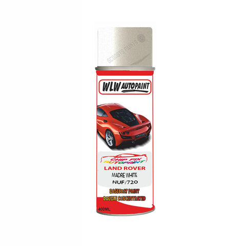 Land Rover Madre White Paint Code Nuf/720 Aerosol Spray Paint Scratch Repair
