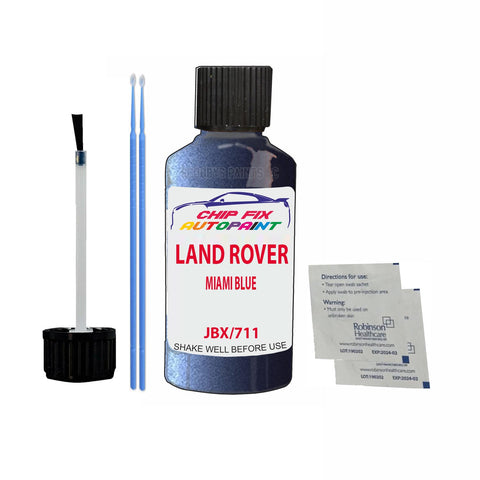 Land Rover Miami Blue Paint Code Jbx/711 Touch Up Paint Scratch Repair