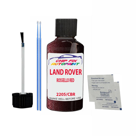 Land Rover Rossello Red Paint Code 2205/Cbr Touch Up Paint Scratch Repair