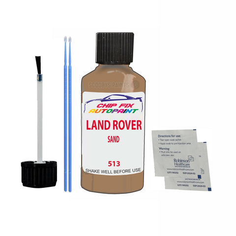 Land Rover Sand Paint Code 513 Touch Up Paint Scratch Repair