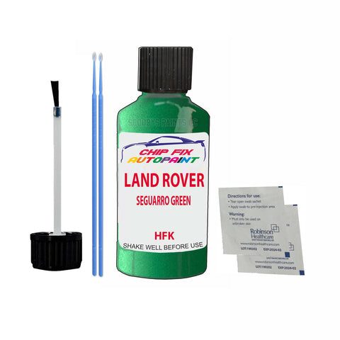 Land Rover Seguarro Green Paint Code Hfk Touch Up Paint Scratch Repair