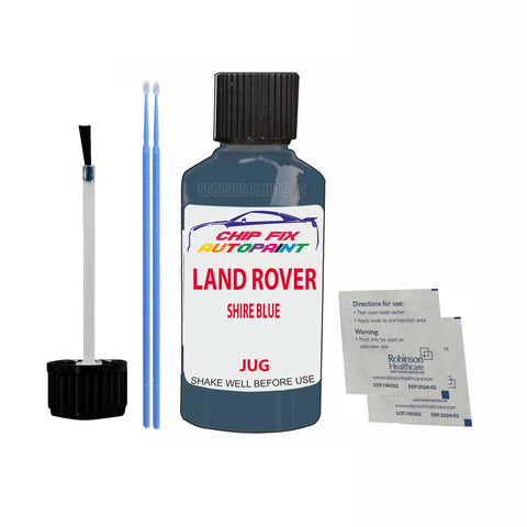 Land Rover Shire Blue Paint Code Jug Touch Up Paint Scratch Repair