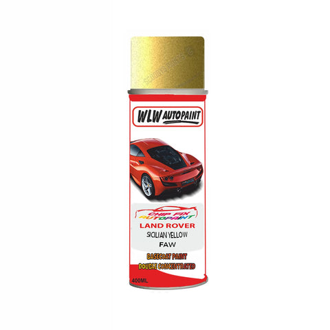 Land Rover Sicilian Yellow Paint Code Faw Aerosol Spray Paint Scratch Repair