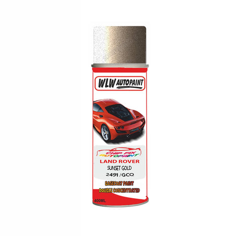 Land Rover Sunset Gold Paint Code 2491/Gcq Aerosol Spray Paint Scratch Repair