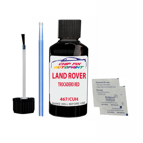 Land Rover Trocadero Red Paint Code 467/Cuh Touch Up Paint Scratch Repair