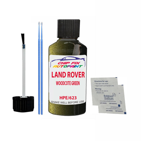Land Rover Woodcote Green Paint Code Hpe/623 Touch Up Paint Scratch Repair