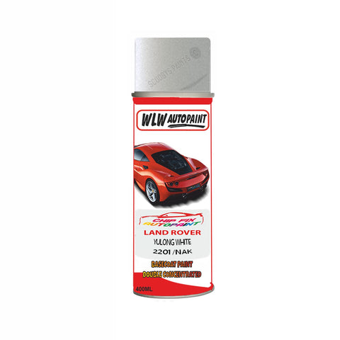 Land Rover Yulong White Paint Code 2201/Nak Aerosol Spray Paint Scratch Repair