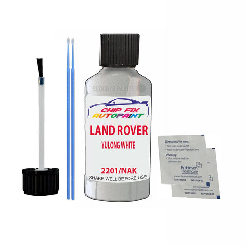 Land Rover Yulong White Paint Code 2201/Nak Touch Up Paint Scratch Repair