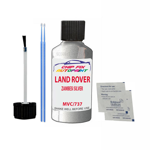 Land Rover Zambesi Silver Paint Code Mvc/737 Touch Up Paint Scratch Repair