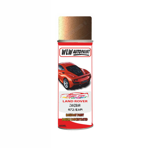 Land Rover Zanzibar Paint Code 872/Ear Aerosol Spray Paint Scratch Repair