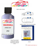 paint code location sticker Vauxhall Astra Lavendel Violet 292 1997-1997 0 plate find code