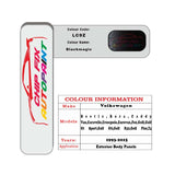 Vw Golf Plus Blackmagic LC9Z 1993-2015 Black paint code location sticker