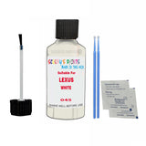 Paint Suitable For LEXUS WHITE Colour Code 045 Touch Up Scratch Repair Paint Kit