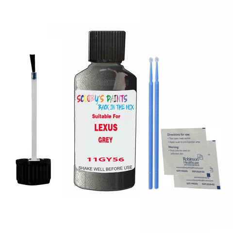 Paint Suitable For LEXUS GREY Colour Code 11GY56 Touch Up Scratch Repair Paint Kit