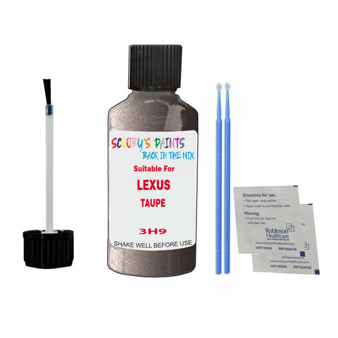 Paint Suitable For LEXUS TAUPE Colour Code 3H9 Touch Up Scratch Repair Paint Kit