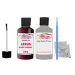 LEXUS BLACK CHERRY Colour Code 3P2 Touch Up Undercoat primer anti rust coat