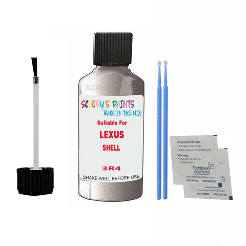 Paint Suitable For LEXUS SHELL Colour Code 3R4 Touch Up Scratch Repair Paint Kit