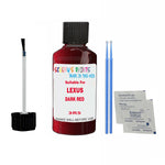 Paint Suitable For LEXUS DARK RED Colour Code 3R5 Touch Up Scratch Repair Paint Kit