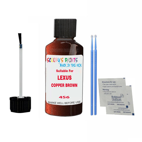 Paint Suitable For LEXUS COPPER BROWN Colour Code 4S6 Touch Up Scratch Repair Paint Kit