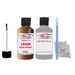 LEXUS PEARL BROWN Colour Code 4V2 Touch Up Undercoat primer anti rust coat