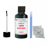 Paint Suitable For LEXUS BLUISH GREEN Colour Code 6M2 Touch Up Scratch Repair Paint Kit