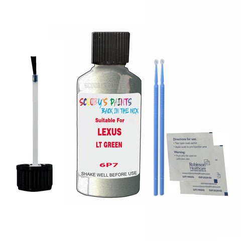 Paint Suitable For LEXUS LT GREEN Colour Code 6P7 Touch Up Scratch Repair Paint Kit