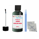 Paint Suitable For LEXUS WOODLAND GREEN Colour Code 6R1 Touch Up Scratch Repair Paint Kit