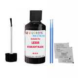 Paint Suitable For LEXUS STARLIGHT BLACK Colour Code 9J2 Touch Up Scratch Repair Paint Kit