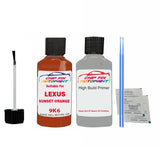 LEXUS SUNSET ORANGE Colour Code 9K6 Touch Up Undercoat primer anti rust coat