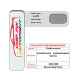 Paint code location for Vw Caravelle Polar Grey LL7D 1991-1998 Silver/Grey Code sticker paint plate chip pen paint