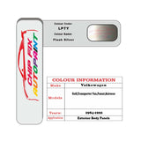 Paint code location for Vw Golf Flash Silver LP7Y 1984-1991 Brown/Beige/Gold Code sticker paint plate chip pen paint