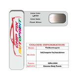 Vw Golf Flash Silver LP7Y 1984-1991 Brown/Beige/Gold paint code location sticker