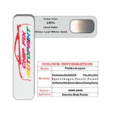 Vw Golf Plus Silver Leaf White Gold LR7L 2006-2016 Silver/Grey paint code location sticker