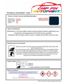 Data saftey sheet Golf Light Blue LE5F 1986-2004 Blue instructions for use