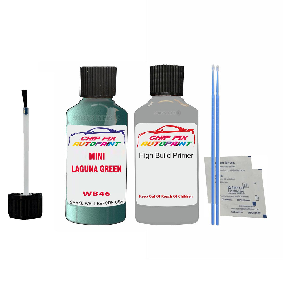 MINI LAGUNA GREEN Paint Code WB46 Scratch Touch Up Paint Pen – Car ...