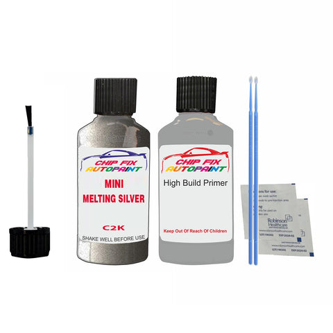 30ml Touch Up Paint – Mini / BMW Melting Silver C2K – Scratch Chip Repair