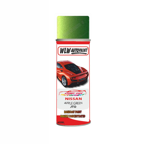 NISSAN APPLE GREEN Code:(JT0) Car Aerosol Spray Paint Can