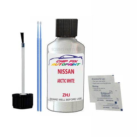 NISSAN ARCTIC WHITE Code:(ZHJ) Car Touch Up Paint Scratch Repair