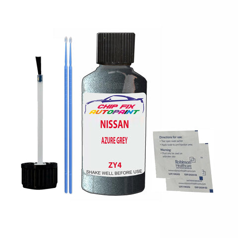 NISSAN AZURE GREY Code:(ZY4) Car Touch Up Paint Scratch Repair