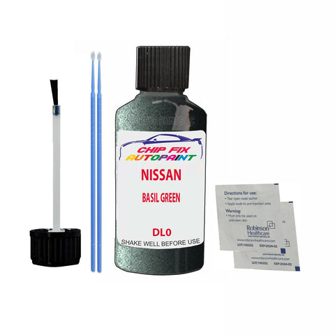 NISSAN BASIL GREEN Code:(DL0) Car Touch Up Paint Scratch Repair
