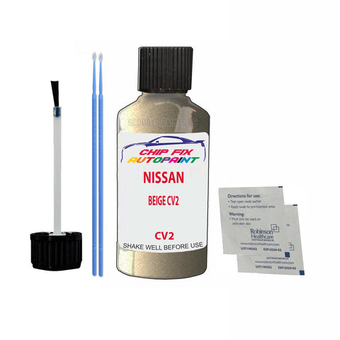 NISSAN BEIGE CV2 Code:(CV2) Car Touch Up Paint Scratch Repair