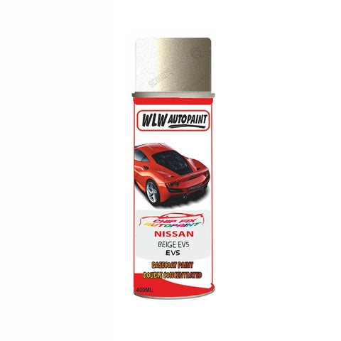 NISSAN BEIGE EV5 Code:(EV5) Car Aerosol Spray Paint Can