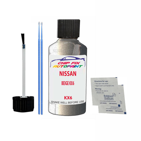 NISSAN BEIGE KX6 Code:(KX6) Car Touch Up Paint Scratch Repair