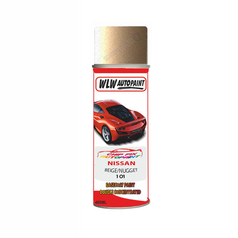 NISSAN BEIGE/NUGGET GOLD Code:(101) Car Aerosol Spray Paint Can