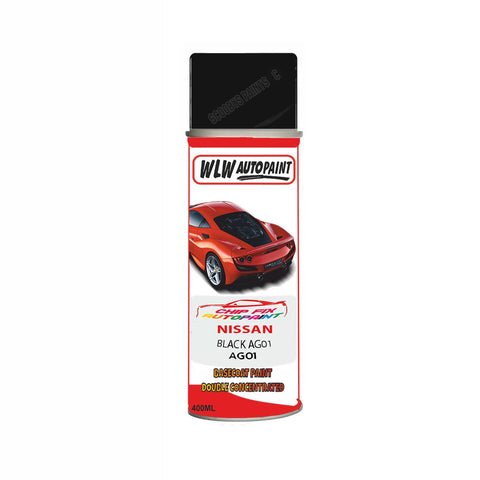 NISSAN BLACK AG01 Code:(AG01) Car Aerosol Spray Paint Can