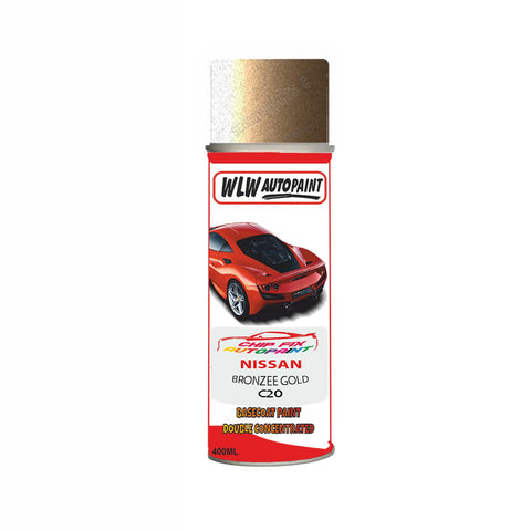 NISSAN BRONZEE GOLD Code:(C20) Car Aerosol Spray Paint Can